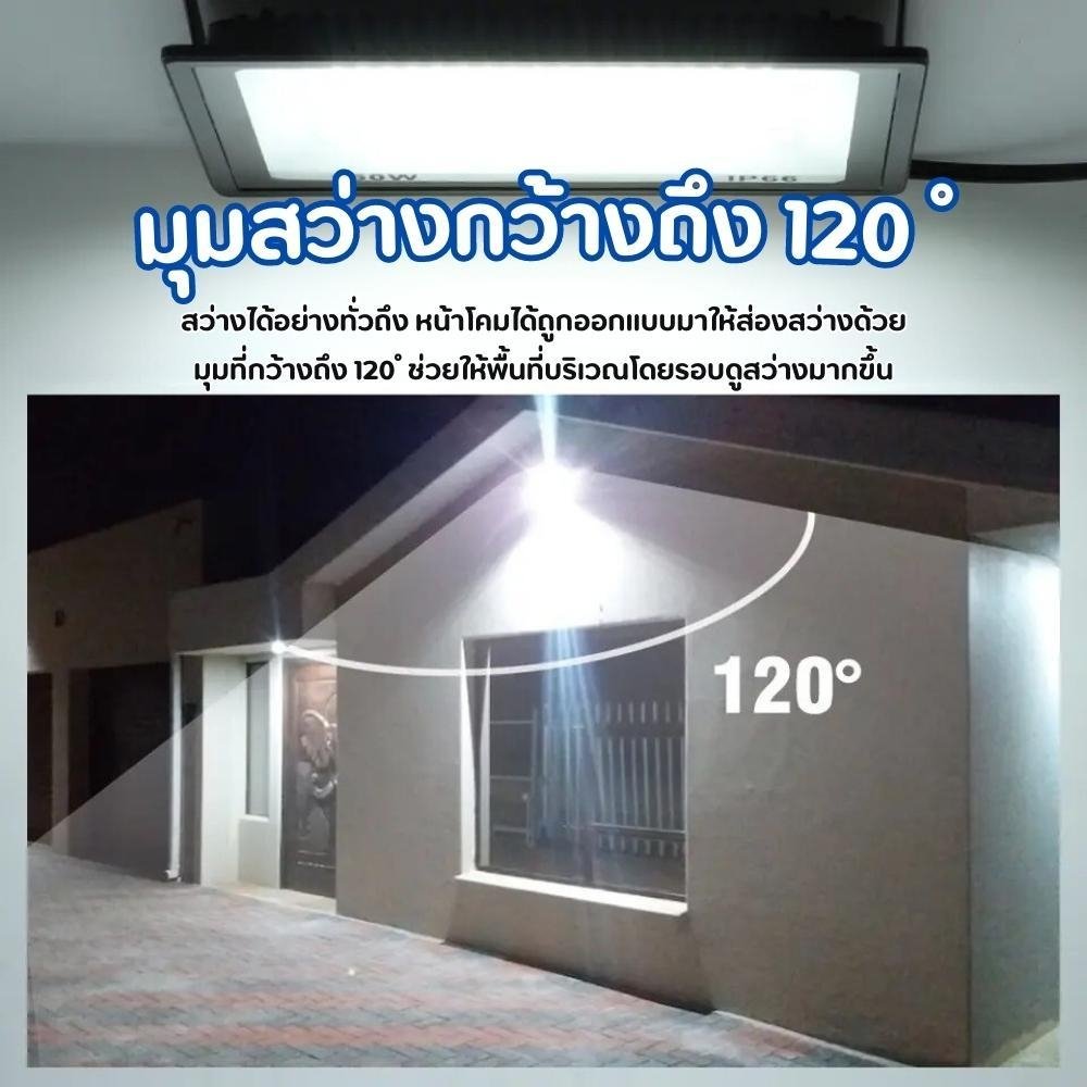 Eve โคมไฟสปอร์ตไลท์ LED รุ่น Best ขนาด 200W แสงขาว แสงส้ม แสงเดย์ไลท์และวอร์มไวท์ มาตรฐาน IP66 กันน้ำกันฝุ่น LED Floodlight Best