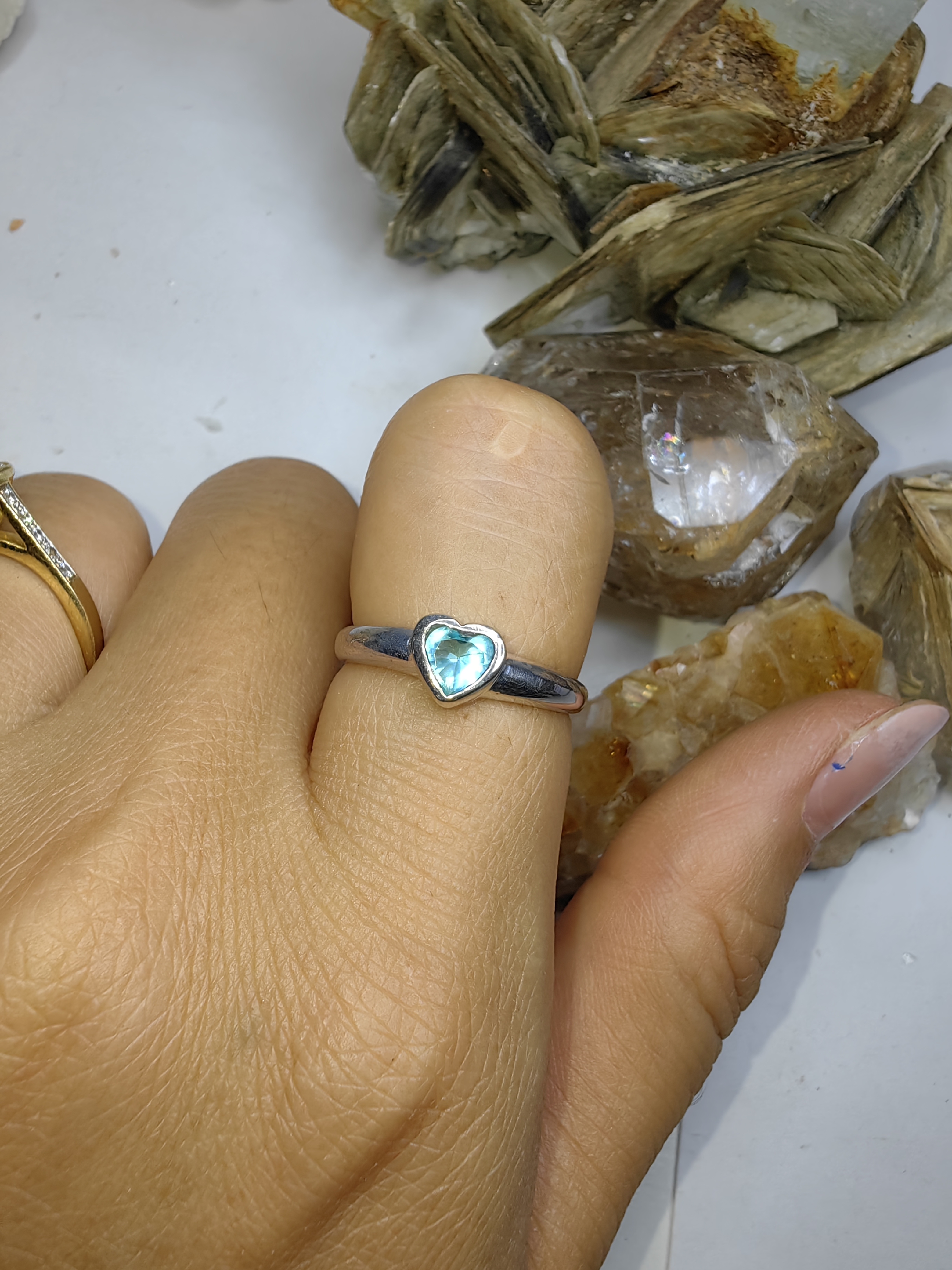 ไพลิน เงินแท้ 92.5% Blue Sapphire 925 Sterling Silver Ring