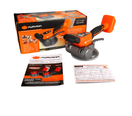 PUMPKIN เครื่องดูดสั่นกระเบื้องไร้สาย POWER 20V สูงสุด 70 โล สามารถปรับระดับการสั่นได้ 12 ระดับ