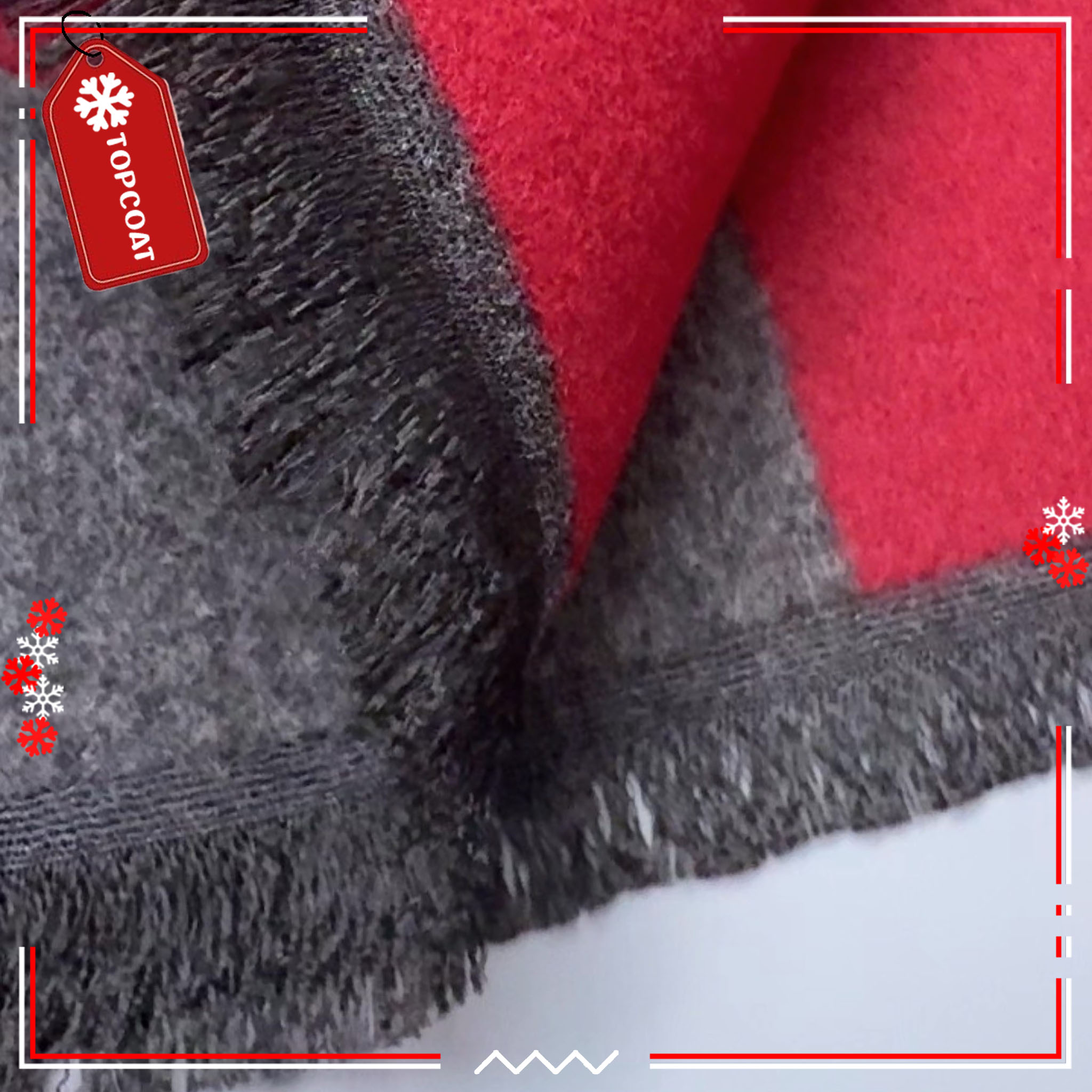 ผ้าพันคอกันหนาว (Formal) ผืนใหญ่ น้ำหนักเบา ไม่คัน ใส่สบาย