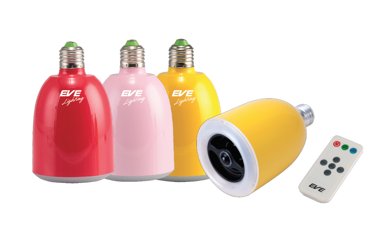 LED Light & Music 9W E27 หลอดไฟแอลอีดี พร้อมลำโพงในตัว