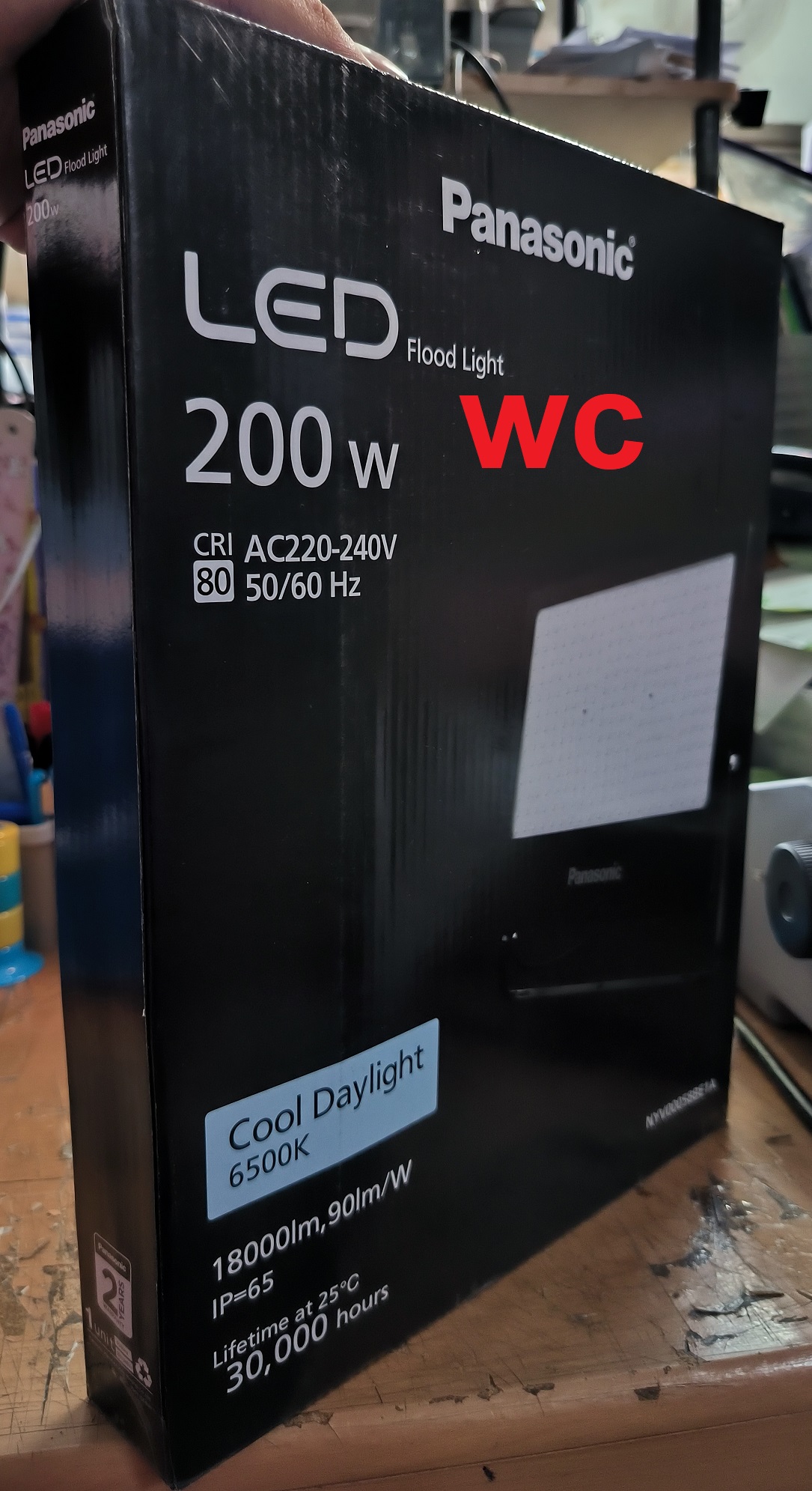 Panasonic สปอร์ตไลท์ 200W พานาโซนิค LED FLOODLIGHT DAYLIGHT แสงขาว แสงส้ม สินค้ารวมภาษี