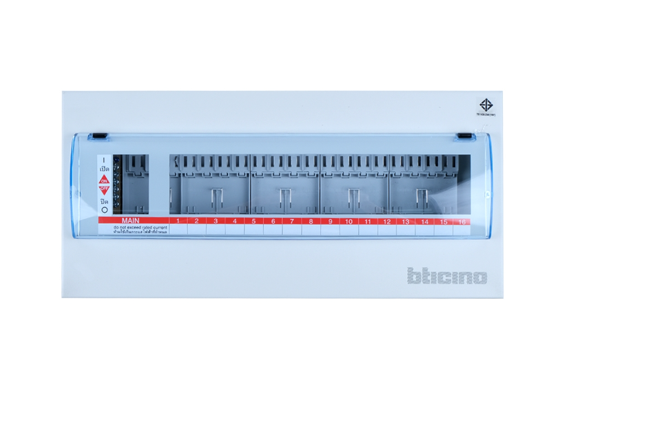 BTICINO ตู้คอนซูมเมอร์ 16 ช่อง รุ่น BTCN16 บิชิโน่ 16ช่อง ตู้เหล็กเบรเกอร์ ราคารวมภาษี
