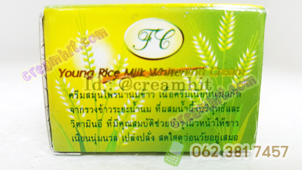 ครีมน้ำนมข้าว เกรด A FL นมข้าวกล่องเขียว