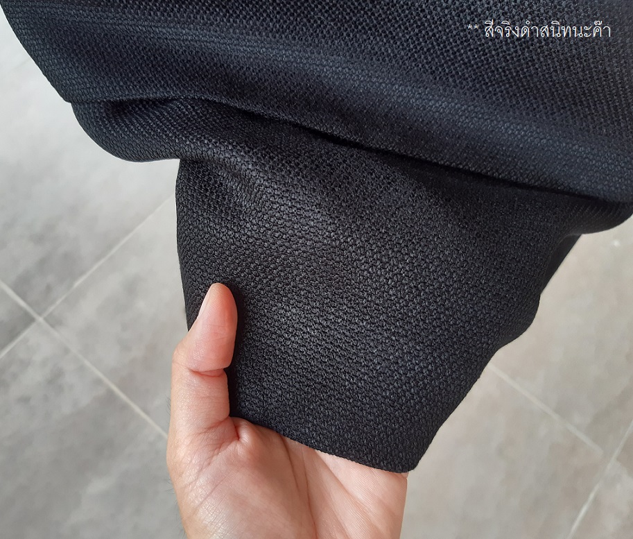 กระโปรงระบายชั้นๆ สีดำ