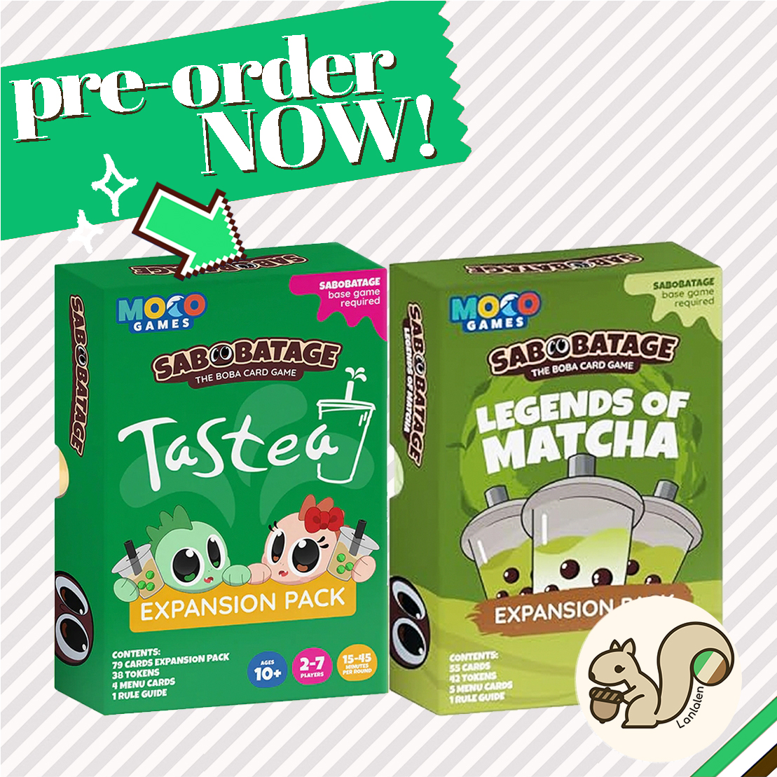 Sabobatage Expansion: Legends of Matcha / Expansion: Tastea