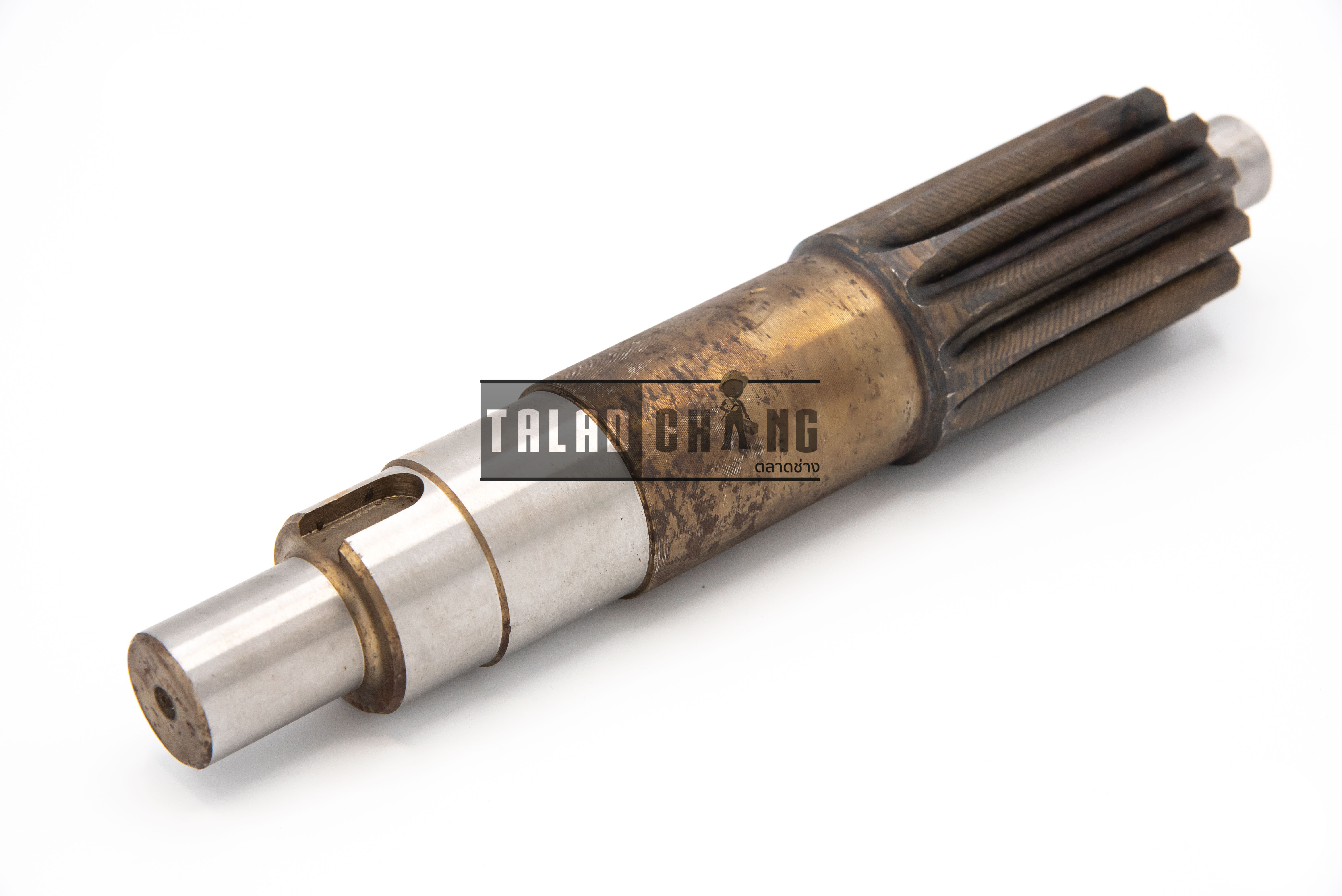 เพลาเฟืองเกียร์ใหญ่(Gear Shaft) No.113 อะไหล่เครื่องดัดเหล็กนิวตัน Newton 25