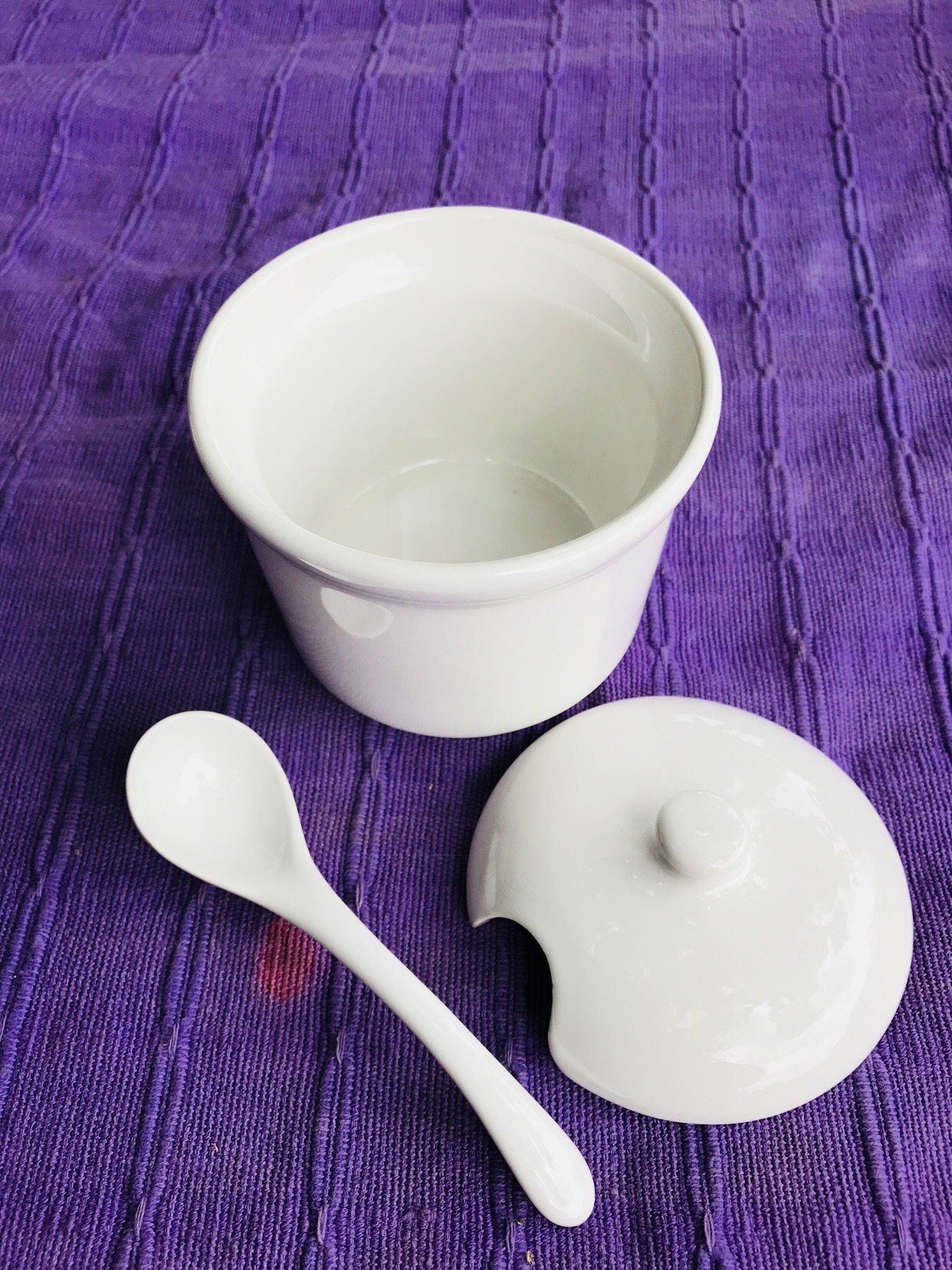 โถใส่น้ำตาล4”+ช้อน