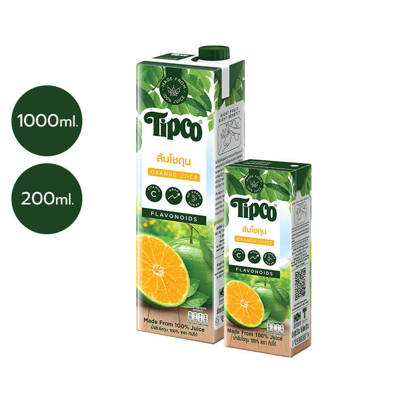 ทิปโก้ น้ำส้มโชกุน 1000 มล. (สำหรับเมนูซัมเมอร์)