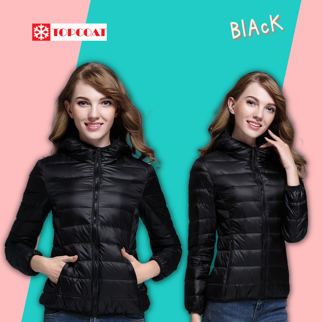 เสื้อกันหนาว เสื้อกันหนาวมีฮู้ด เสื้อกันหนาวขนเป็ด มีถุงผ้า มีฮูด