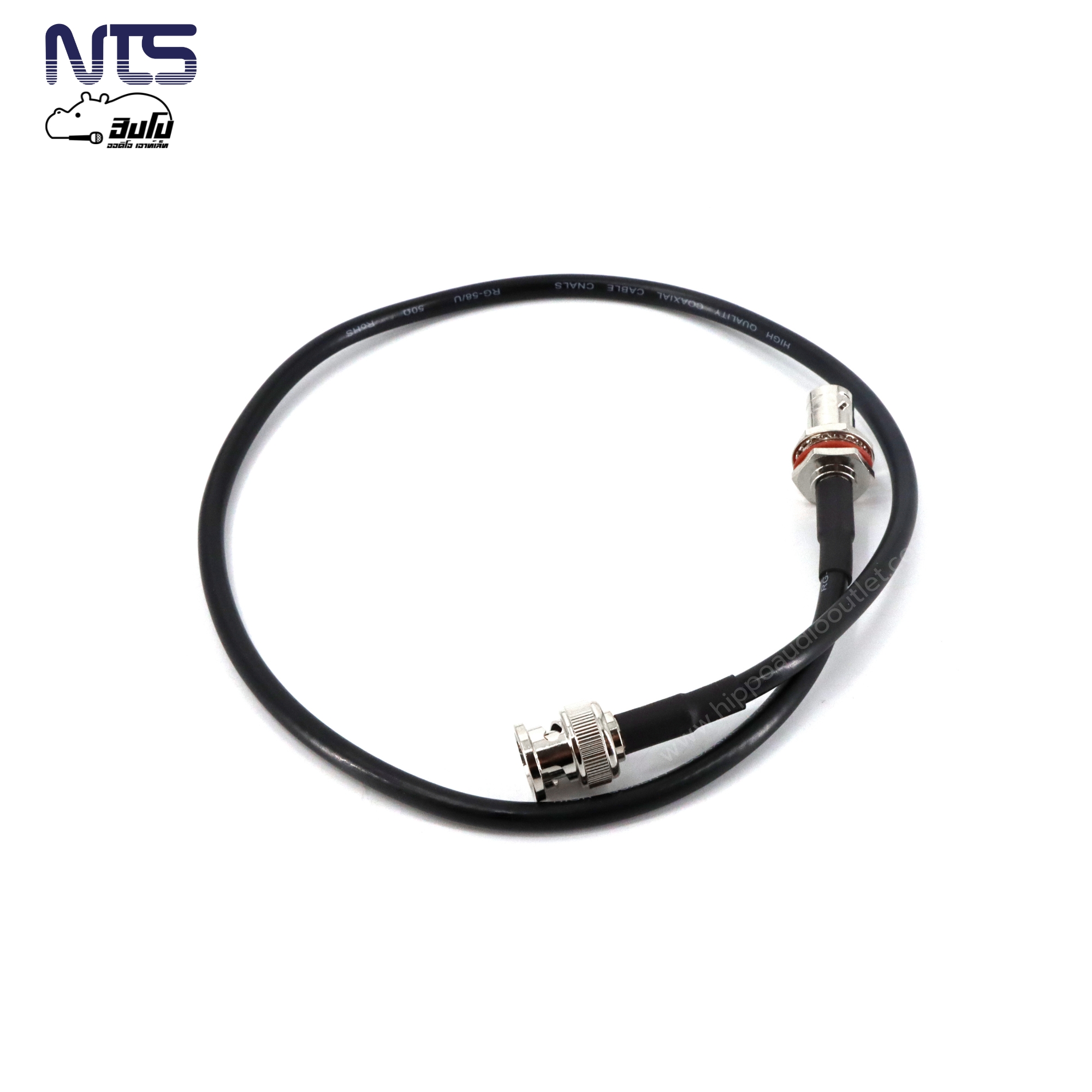 สายสัญญาณต่อเสาหน้าแบบ BNC(เขี้ยว) AT 2 ยาว 0.5 เมตร (SP1)