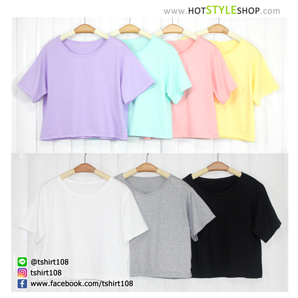 เสื้อครอปแขนสั้น