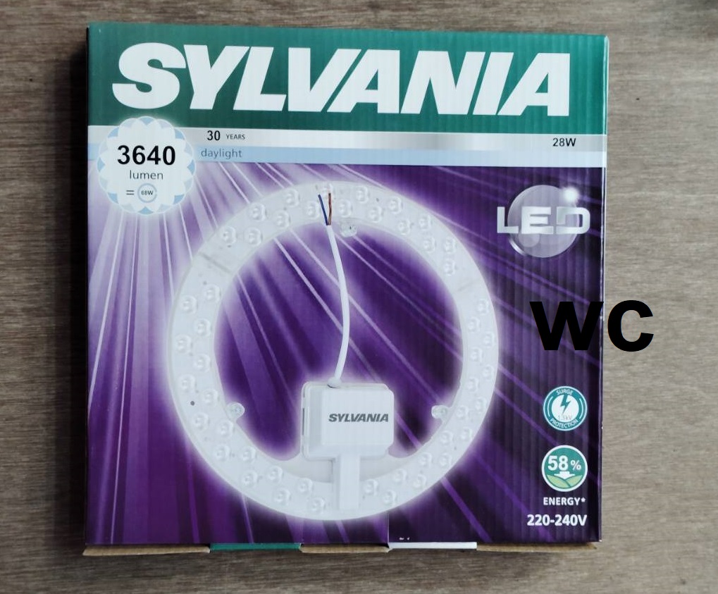 SYLVANIA แผงไฟแม่เหล็ก LED 28W 36W LED SYLVANIA หลอดไฟซาลาเปา CIRCULAR MAG LED ซีลวาเนีย รุ่น Curcular Mag V3 (ใช้แทนหลอดนีออนกลม 32W)