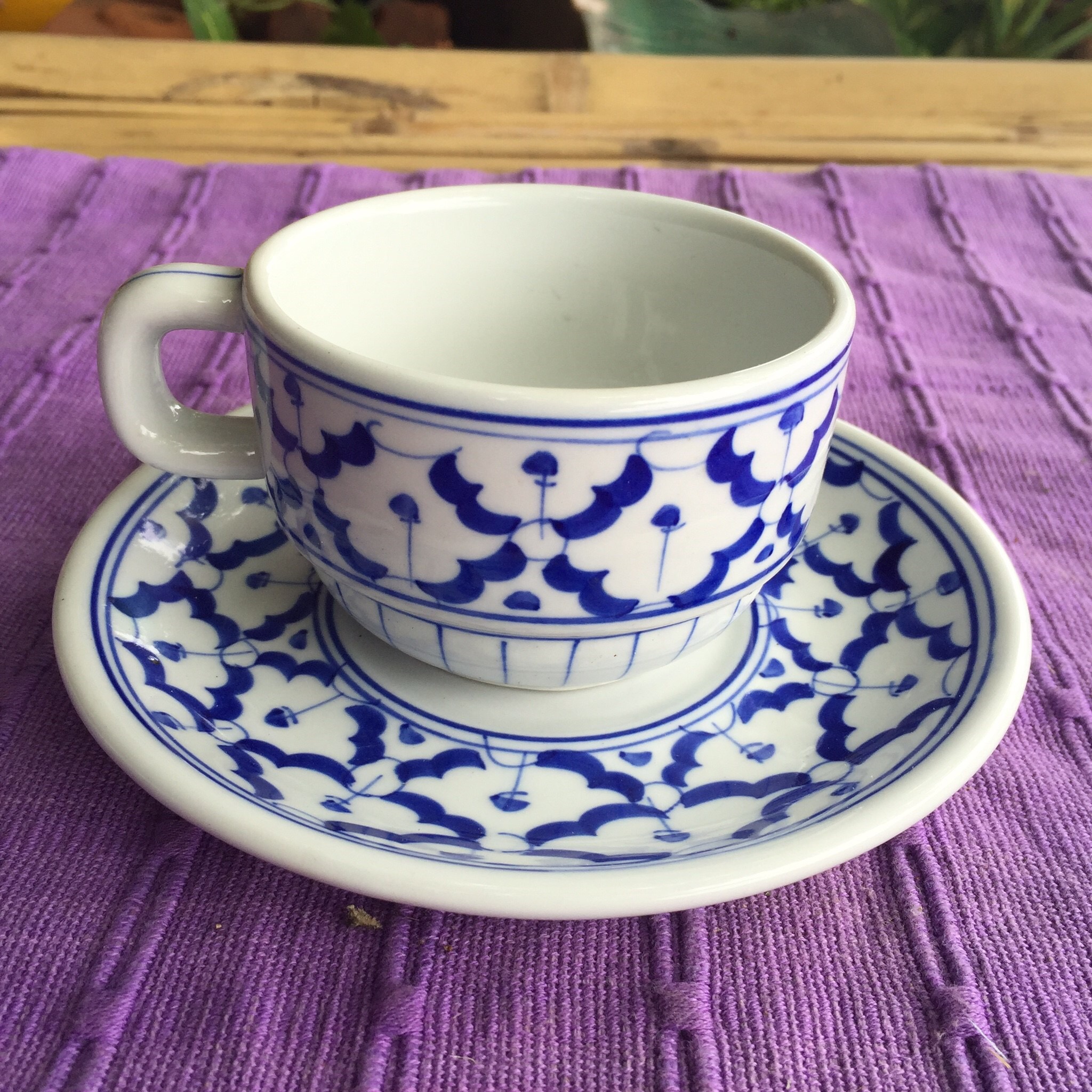 แก้วกาแฟลายไทย