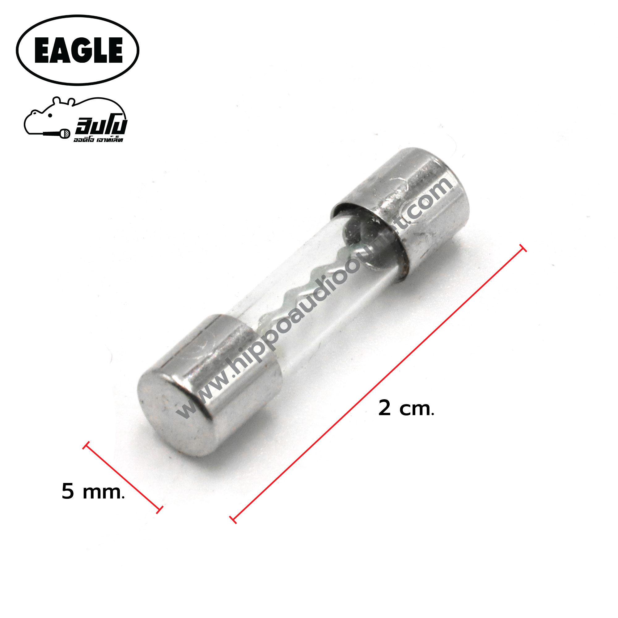 ฟิวส์หลอดแก้วสั้น 20มม. 25A (SP1)
