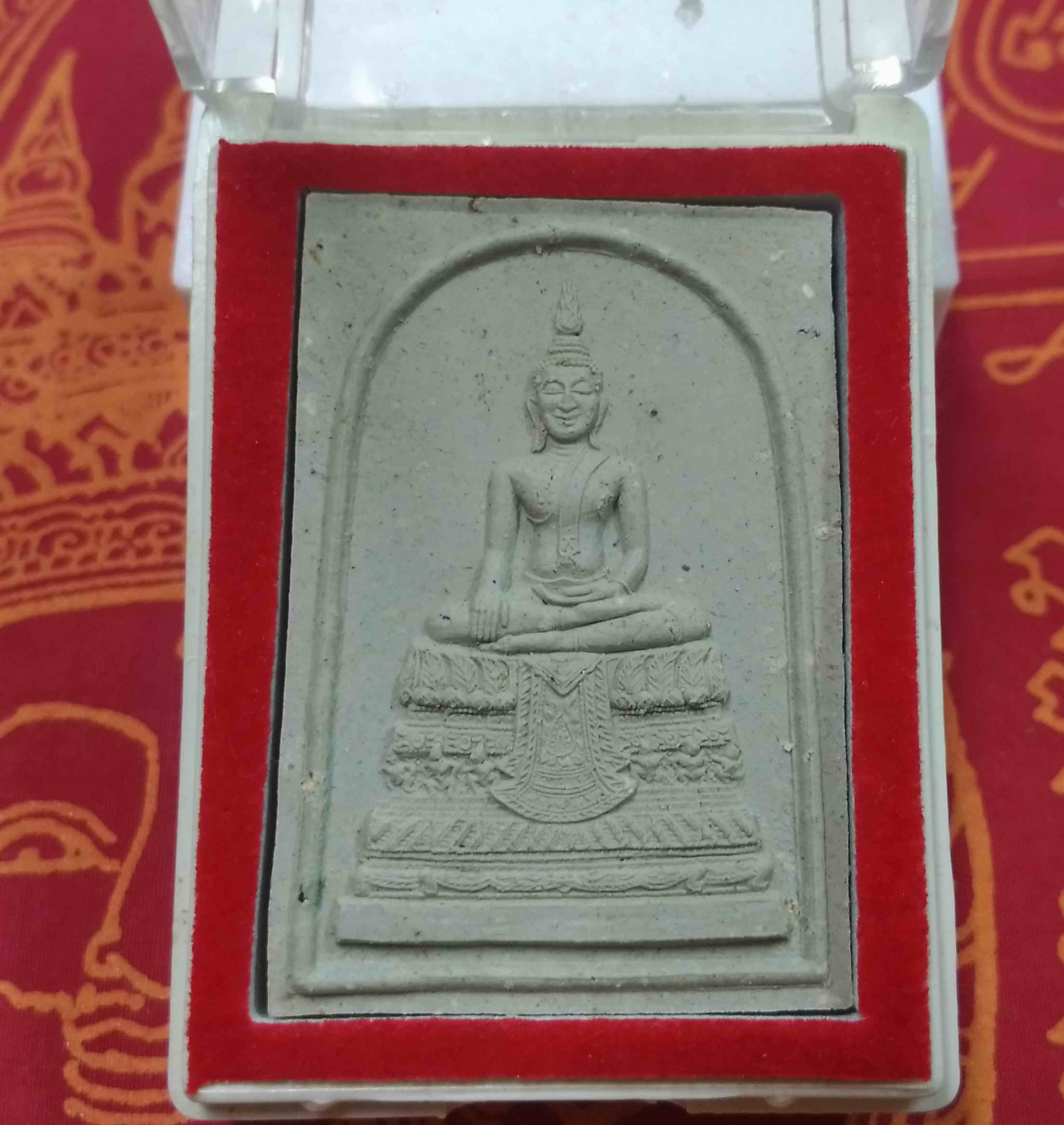 หลวงพ่อชำนาญ (พระครูปทุมวรกิจ) วัดบางกุฎีทอง จ.ปทุมธานี พระเนื้อผง หลวงพ่อโต ครบ 228 ปี รุ่นแรก กล่องเดิม พระแท้ วัตถุมงคลดี โดย sukpra (ศุขพระ)