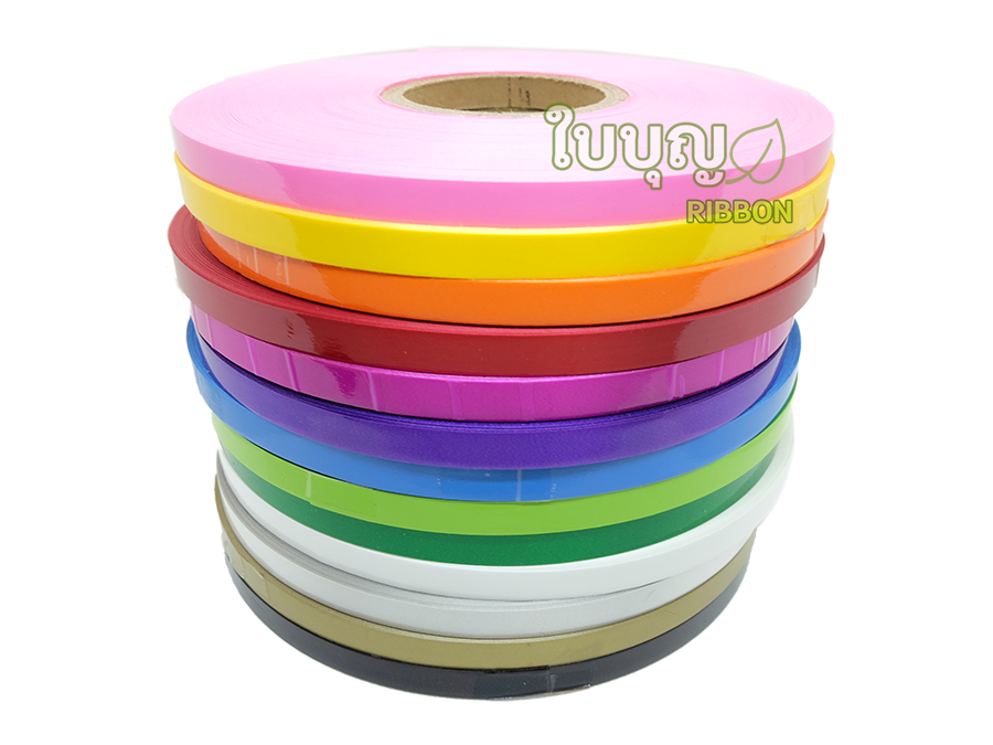ริบบิ้นพลาสติกเงา เบอร์ 2 (ม้วนใหญ่) Lovely Bow