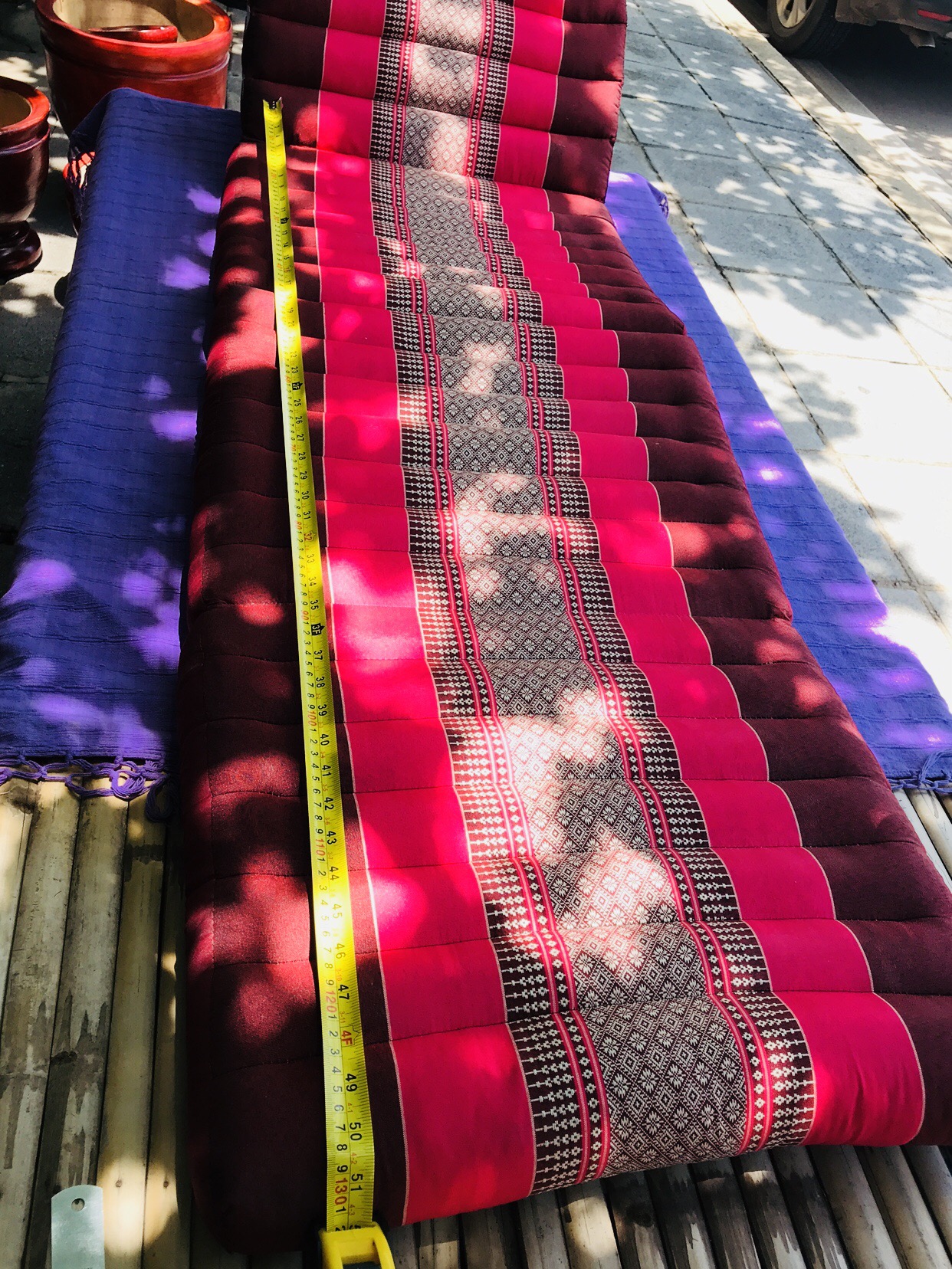 หมอนอิงสามเหลี่ยม+เบาะพับ3ตอน