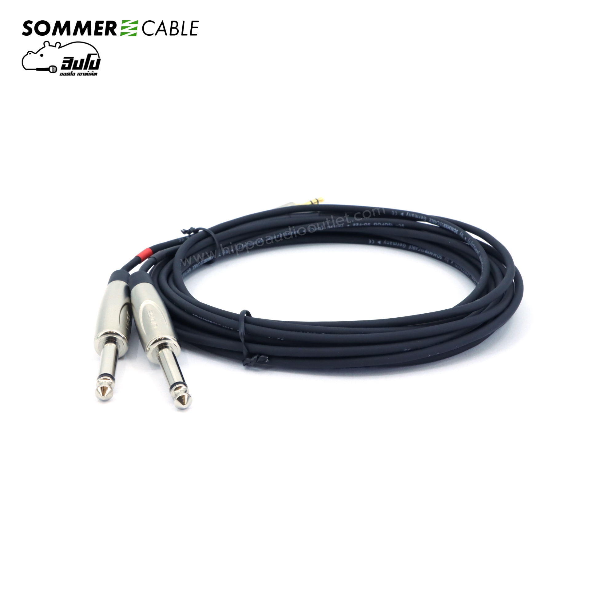 สาย SOMMER 3.5TRS 6.35 TSx2 SC B5 03 BLK(สีดำ) (SP1)