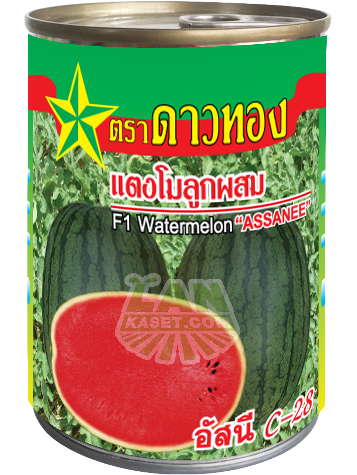 แตงโมลูกผสม อัสนี C-28 (40กรัม)