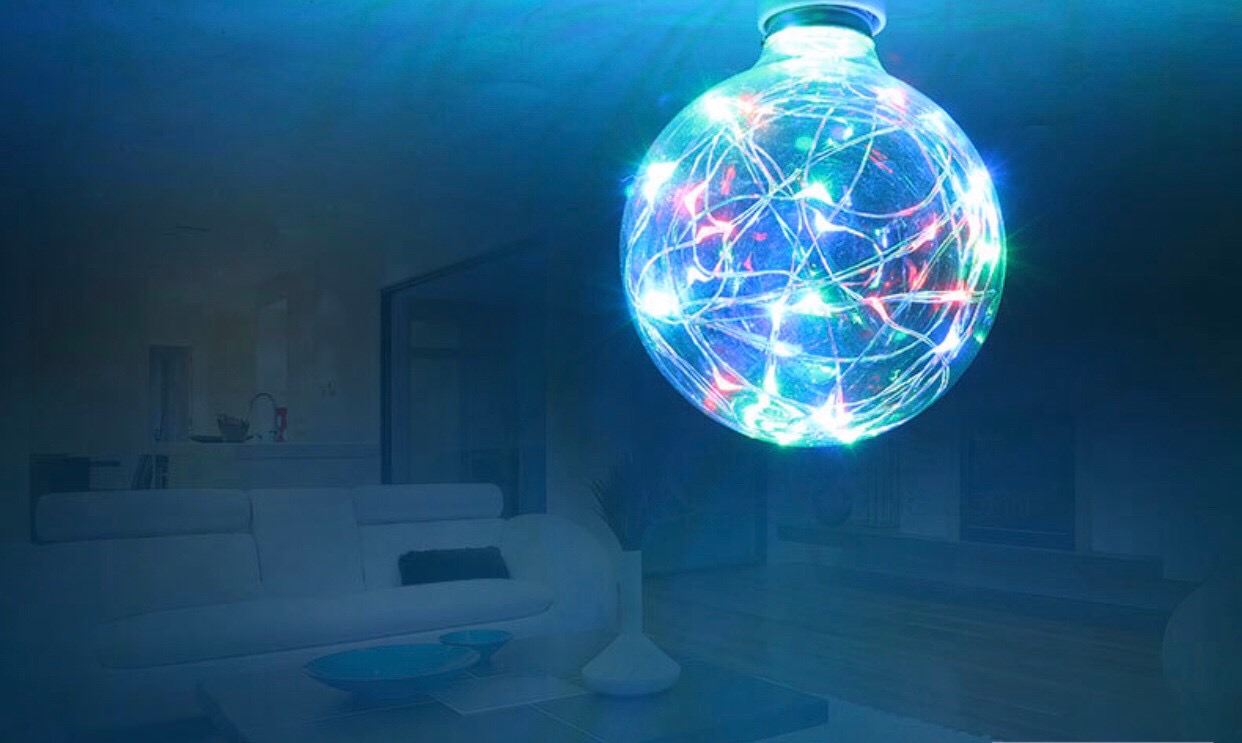 LED Fantastic Globe-94 1W E27 RGB หลอดแอลอีดี ทรงกลม