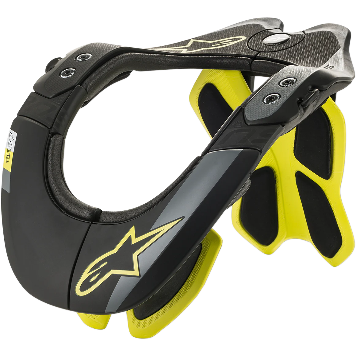 Alpinestars BNS TECH 2 NECK SUPPORT (BLACK YELLOW FLUO)