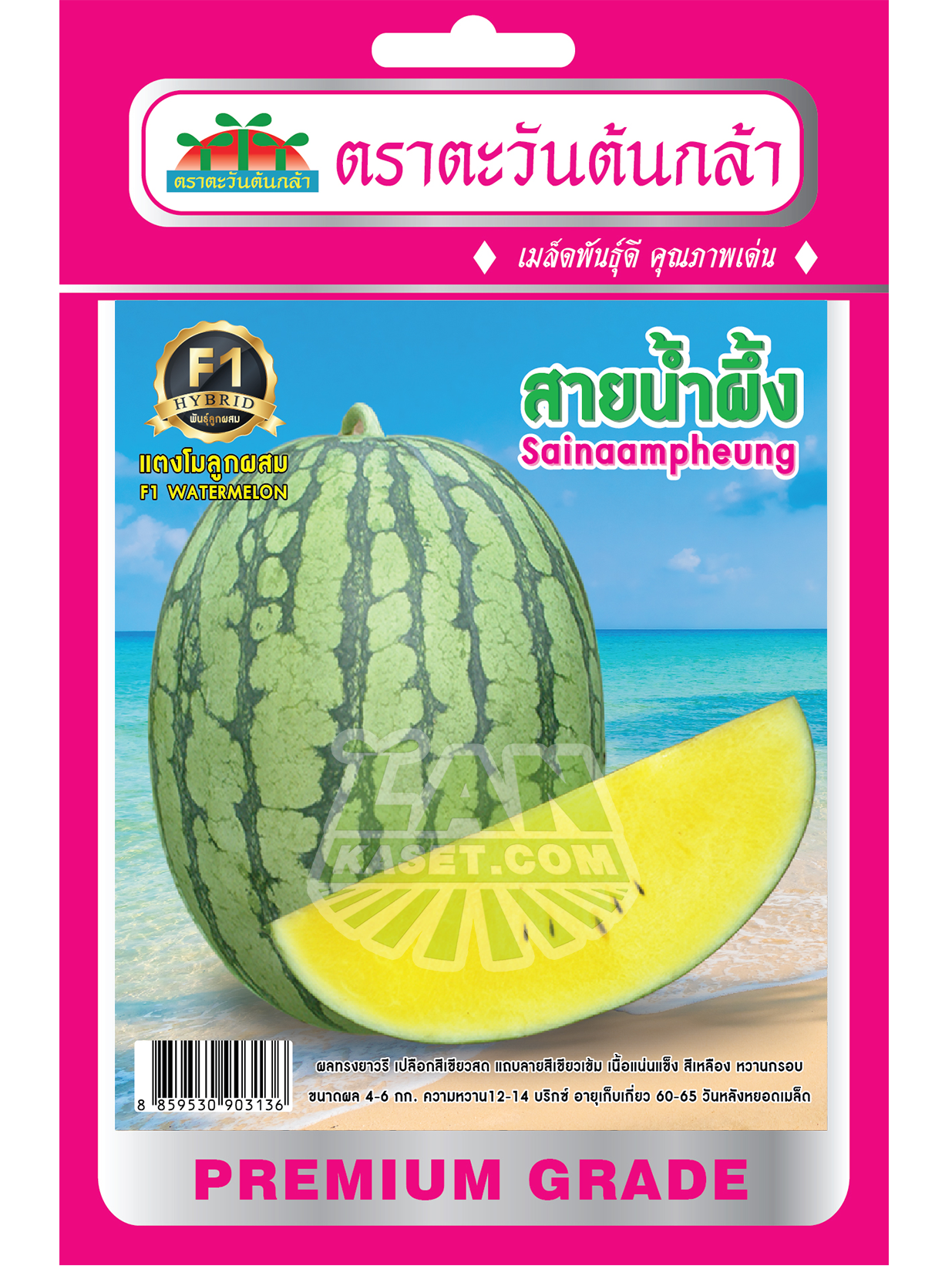H4 แตงโมลูกผสม สายน้ำผึ้ง