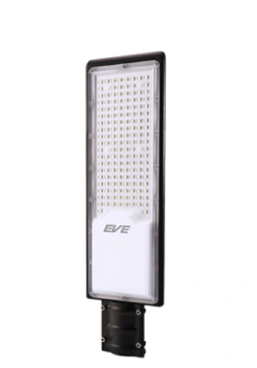 EVE โคมไฟถนนพร้อมขาจับ LED 150W แสงขาว โคมภายนอก Daylight รุ่น Wide A1