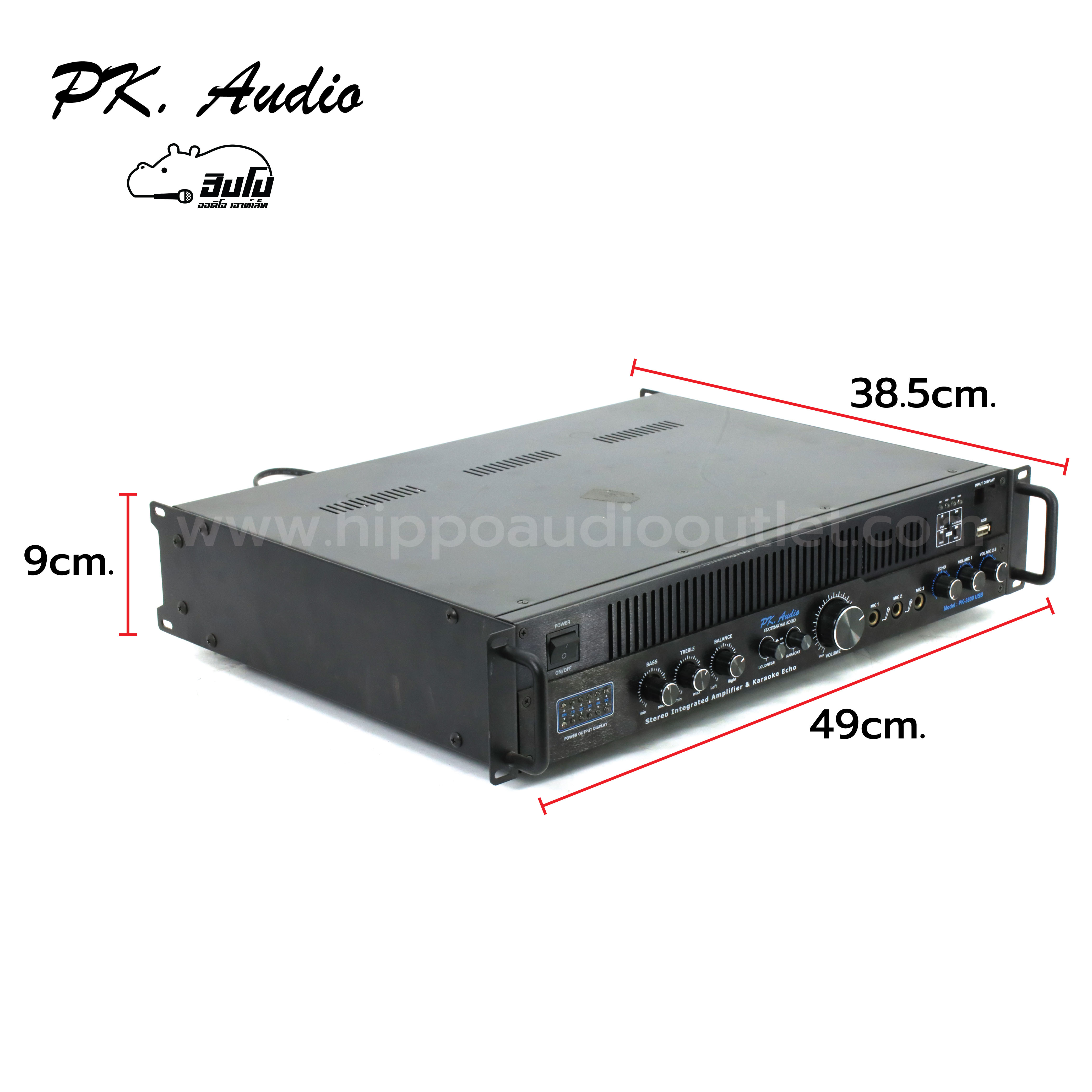 PK AUDIO PK 3800USB ขยาย (PP1)