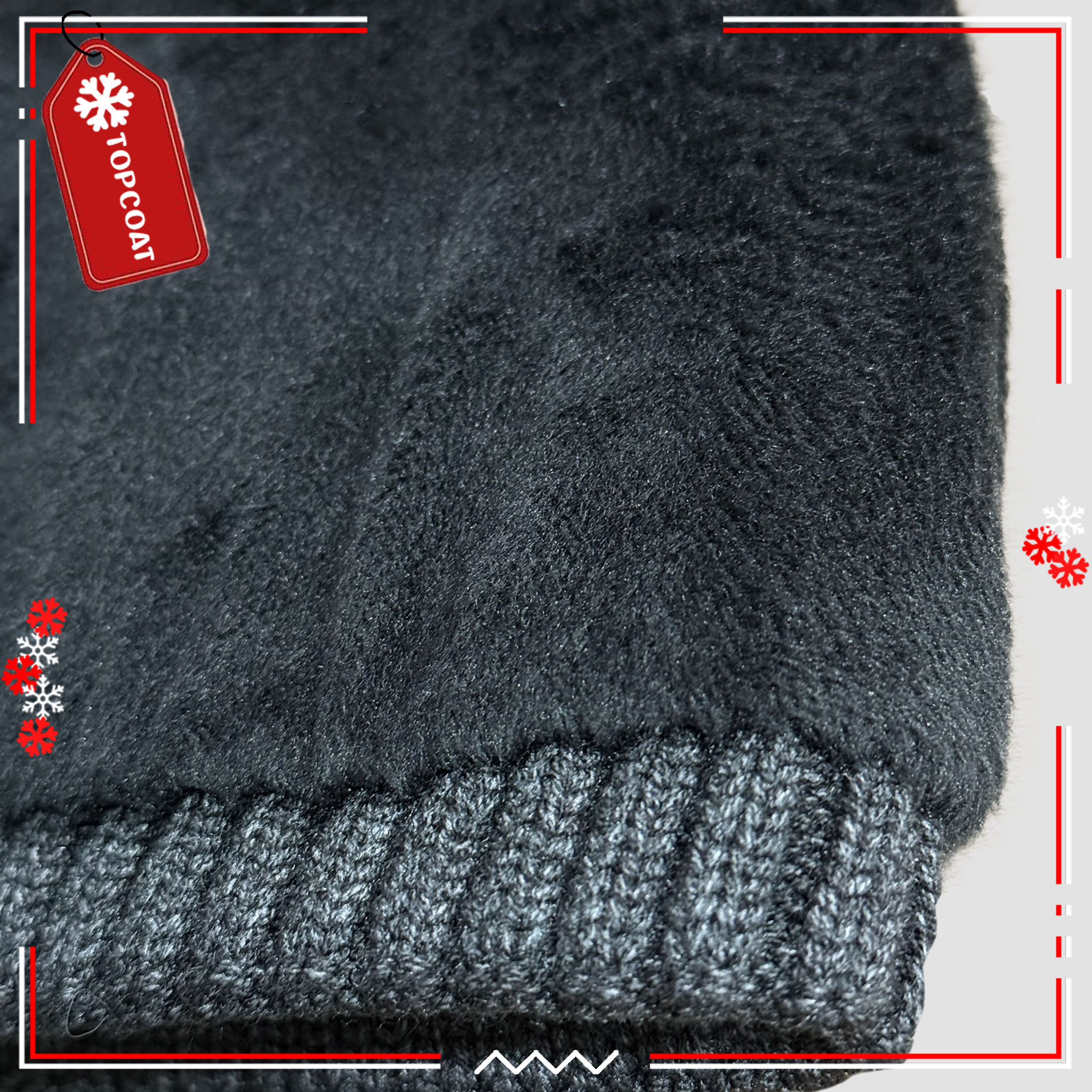 หมวกกันหนาว Unisex ยืดหยุ่น กระชับ ด้านในเป็นบุขนหนานุ่ม