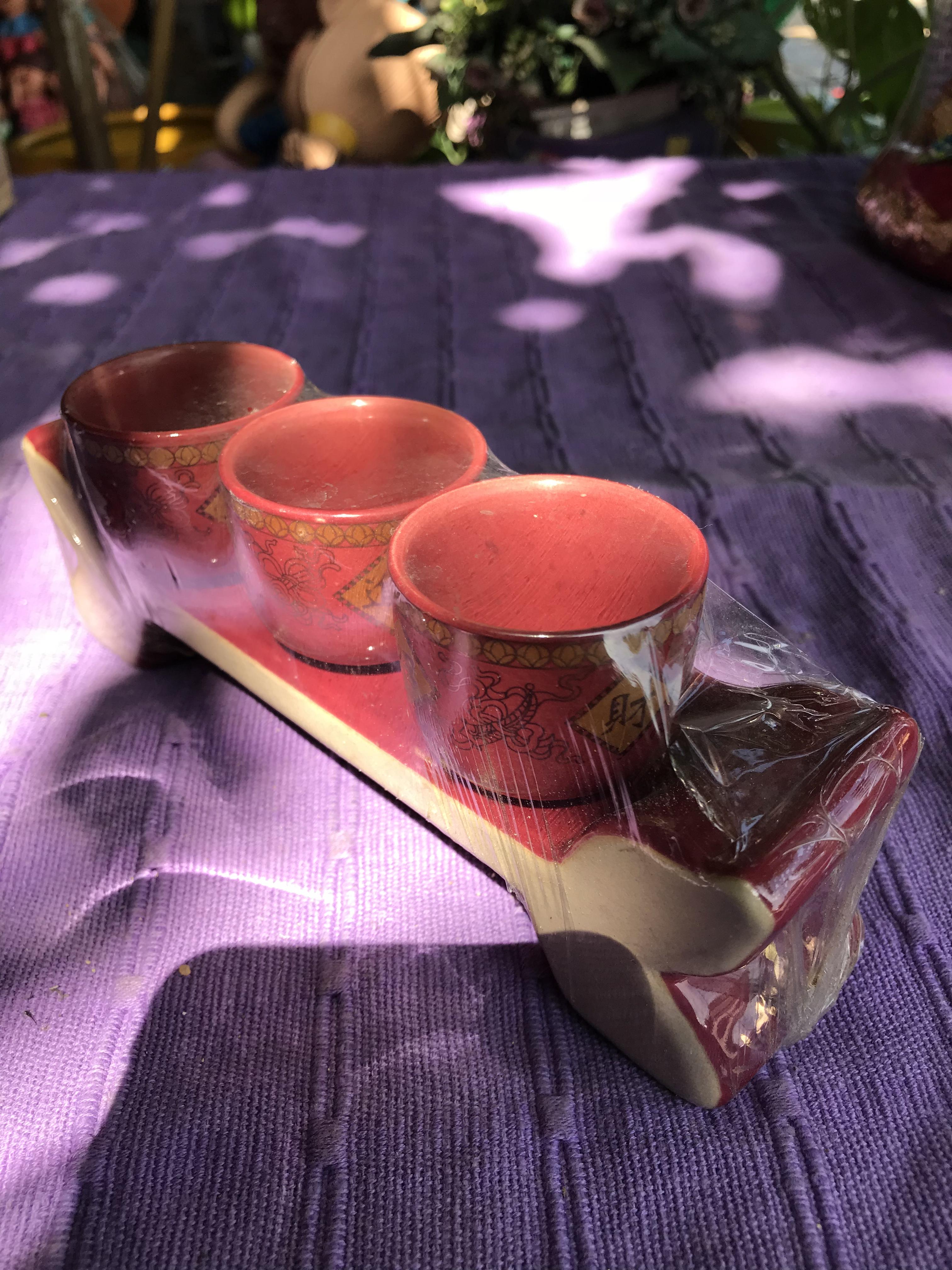 ชุดชา3ถ้วยไหว้เจ้า