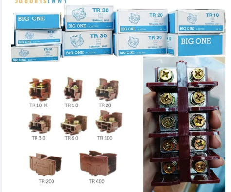 TERMINAL BLOCKS TR10 TR20 TR30 TR60 TR100 เทอร์มินอลบล็อก เทอร์มินอล TR-Series Big One