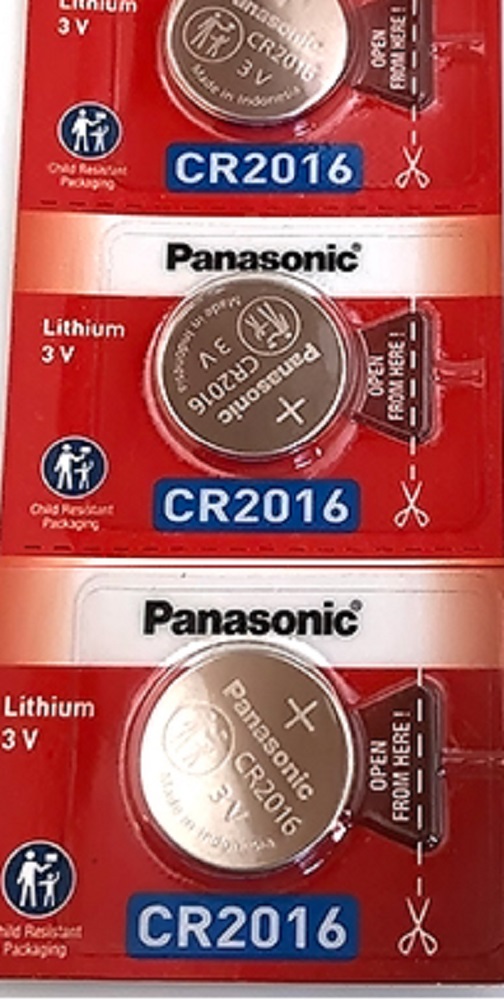ถ่านกระดุม Panasonic CR2016 1ก้อน 3V แท้100% จัดจำหน่ายโดยบริษัทได้รับการแต่งตั้ง ของแท้แบบเดียวกับที่ห้างขาย ใหม่จากหยิบจากโรงงานมาขายโดยตรง