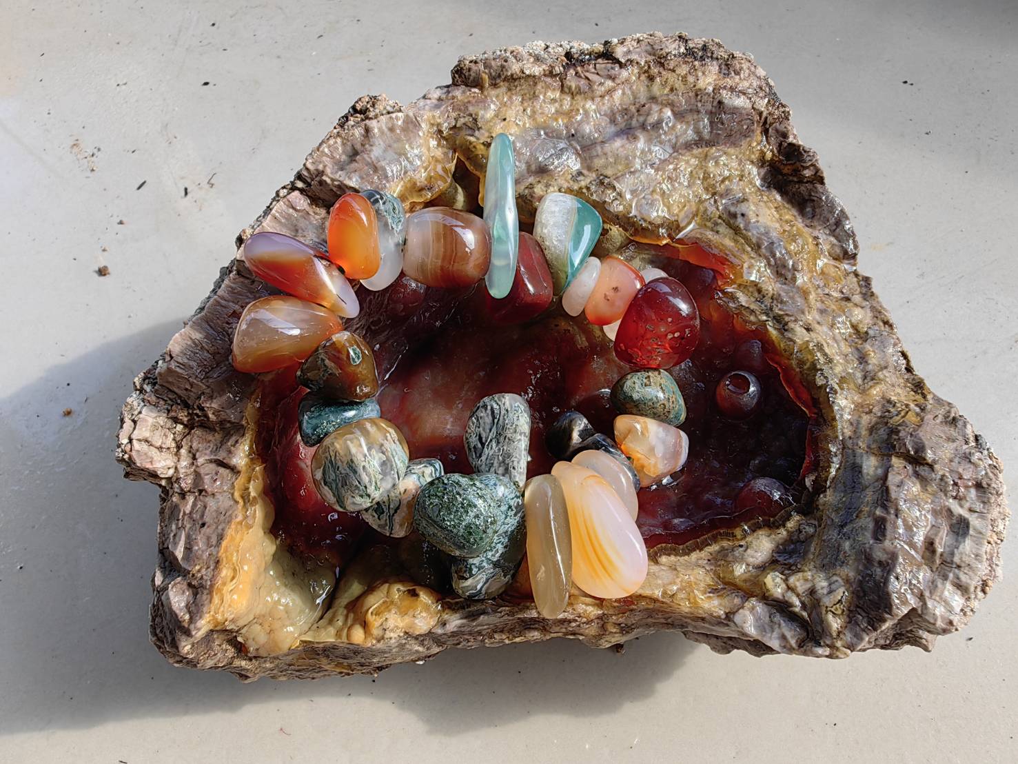 Carnelian Green White Agate Bracelets สร้อนข้อมือคาร์เนเลียน อาเกต เขียว ขาว Size 15 cm. 363.50 ct