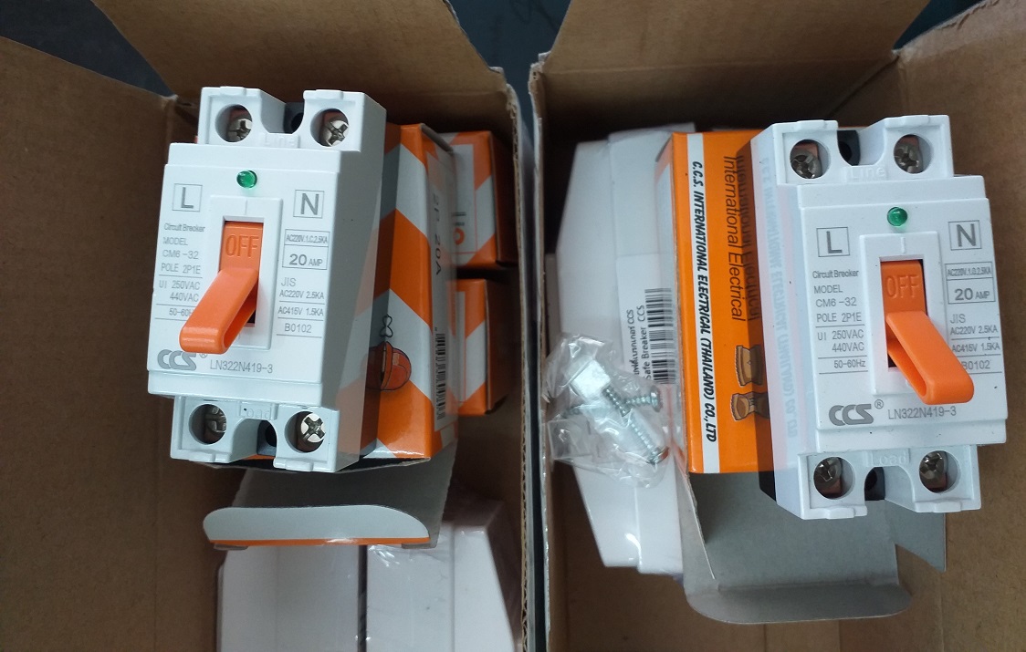 CCS Safety Breaker (MCCB) เบรกเกอร์ตัดไฟอัตโนมัติ CM6-32 30A