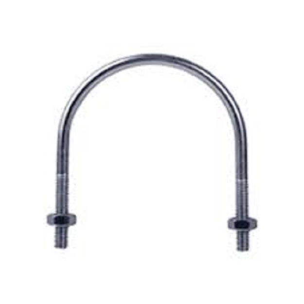 ยูโบลท์เหล็ก +น็อต ชุบซิงค์ ยูโบลต์ ตัวยูรัดท่อ U-Bolt Zinc ขนาด 4หุน , 6หุน , 1" , 1.1/4" , 1.1/2" -6นิ้ว