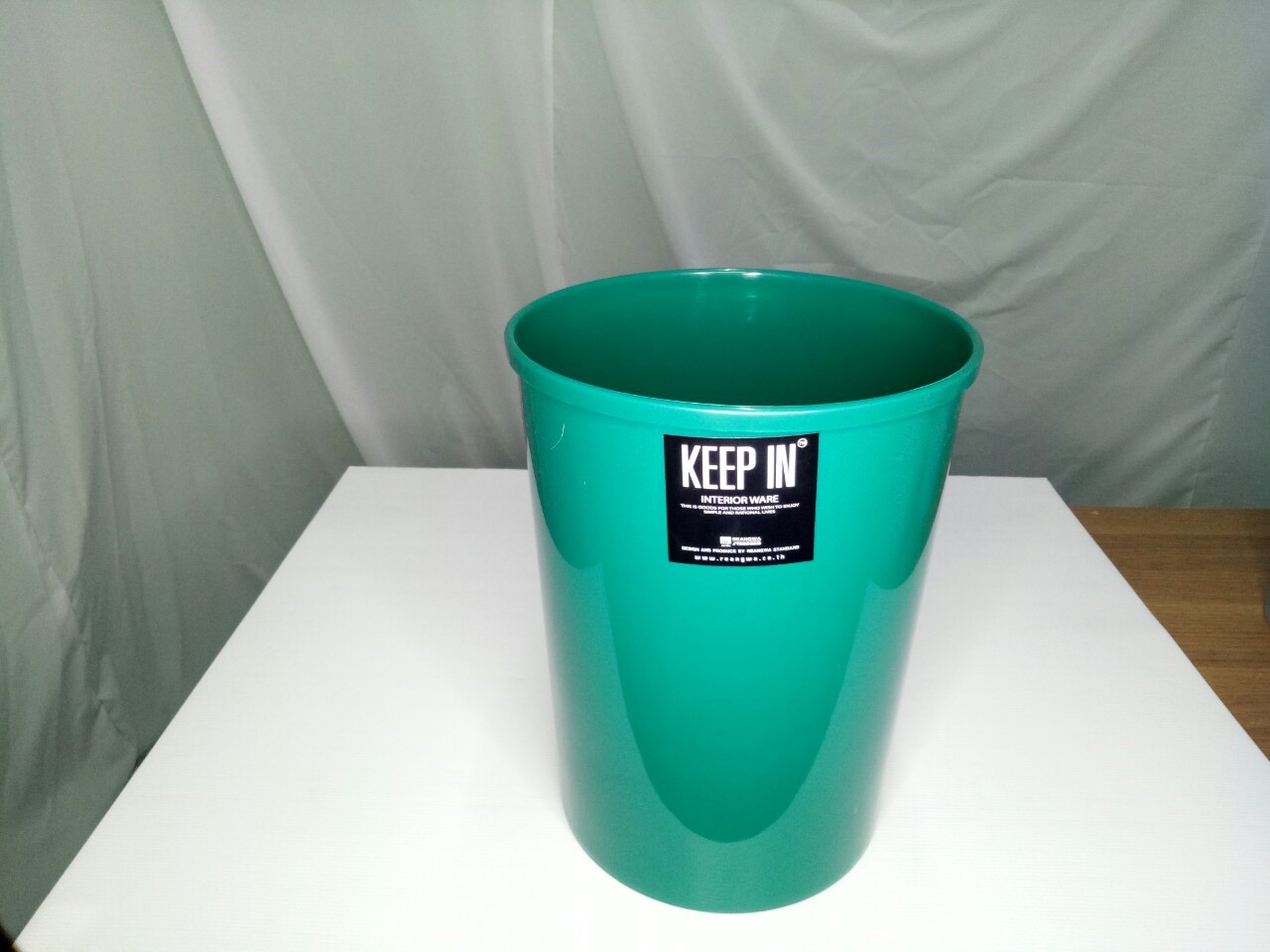 ถังขยะทรงกลม ไม่มีฝา 12 ลิตร