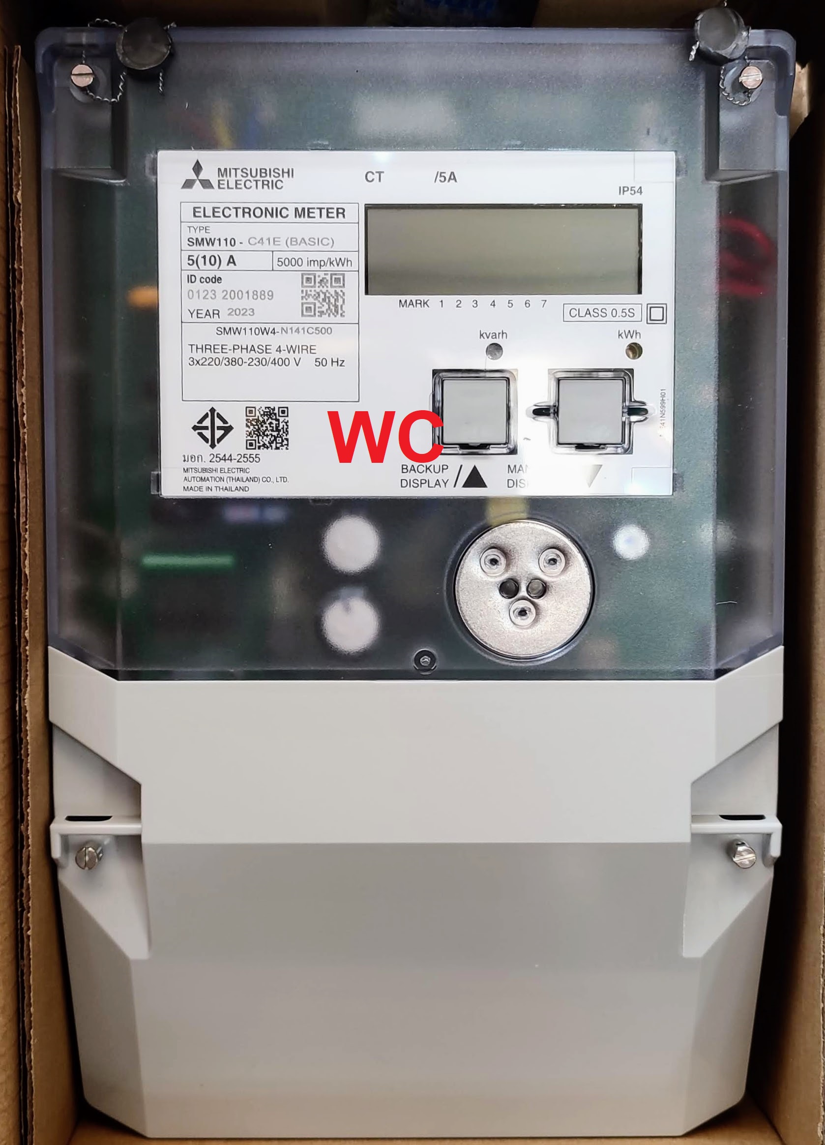 มิเตอร์ไฟฟ้ารุ่น SMW110 Mitsubishi Smart Meter 3P4W CT Type (SMW110)มิเตอร์อัจริยะ (สมาร์ทมิเตอร์)