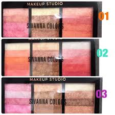 sivanna colors makeup studio Shimmer Brick Palette (HF389) / ซีเวนน่าคัลเวอร์ ชิมเมอร์บริคพาเลท ปัดแก้ม