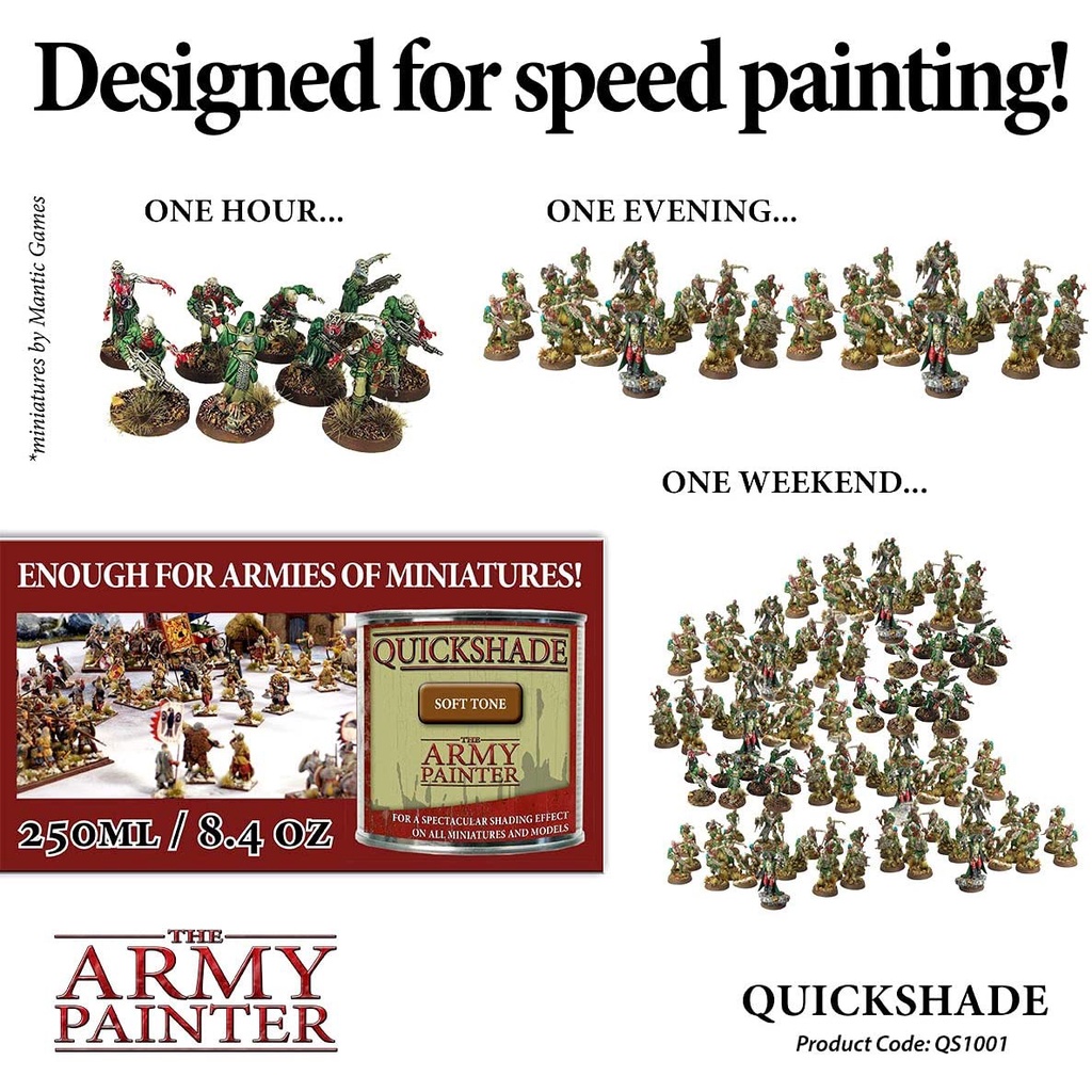 [Paint] The Army Painter: Quickshade Dark tone (Tin Can)
