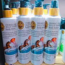 โลชั่นบำรุงผิวกายอาร์บูติน่าม้าน้ำมันปลาเยลลี่ - 200 กรัม