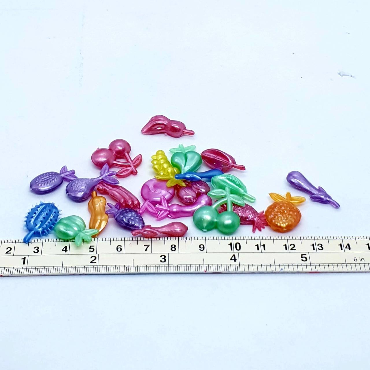 ตัวผลไม้มุกคละสี