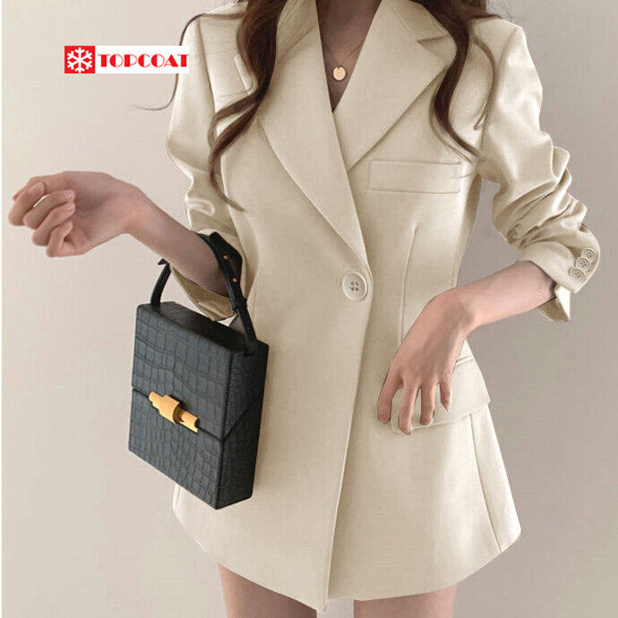 เดรสสูท สูทเดรส สีดำ สีน้ำตาล สีชมพูพาสเทล สีครีม