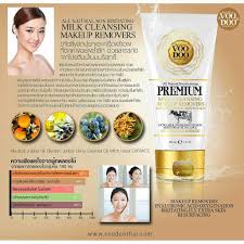 โฟมล้างหน้าวูดู โฟมล้างเครื่องสำอาง โฟมล้างหน้าน้ำนม Voodoo premium milk cleansing makeup remover