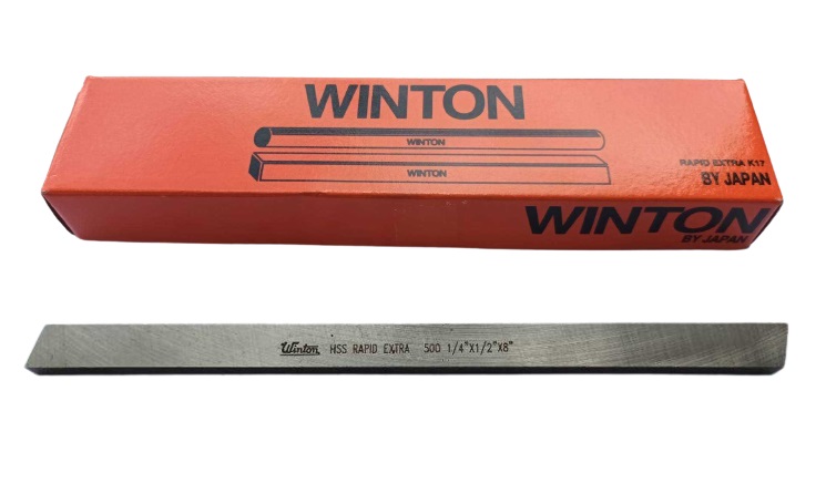 มีดกลึง มีดแท่งเหลี่ยม มีดอุตสาหกรรม ยี่ห้อWINTON ขนาด8" 1/4"x1/2"x8" 1 แท่งจร้า