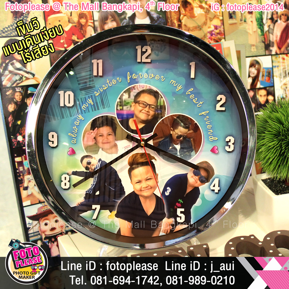 นาฬิกาภาพถ่าย 12.5 นิ้ว