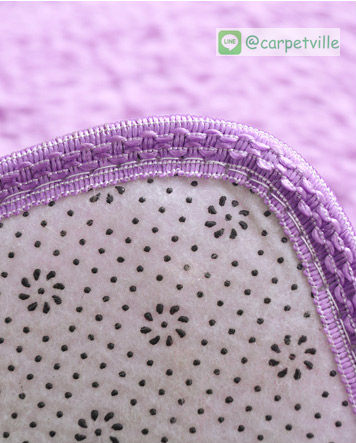 พรมขนสั้น Super Soft สีม่วง