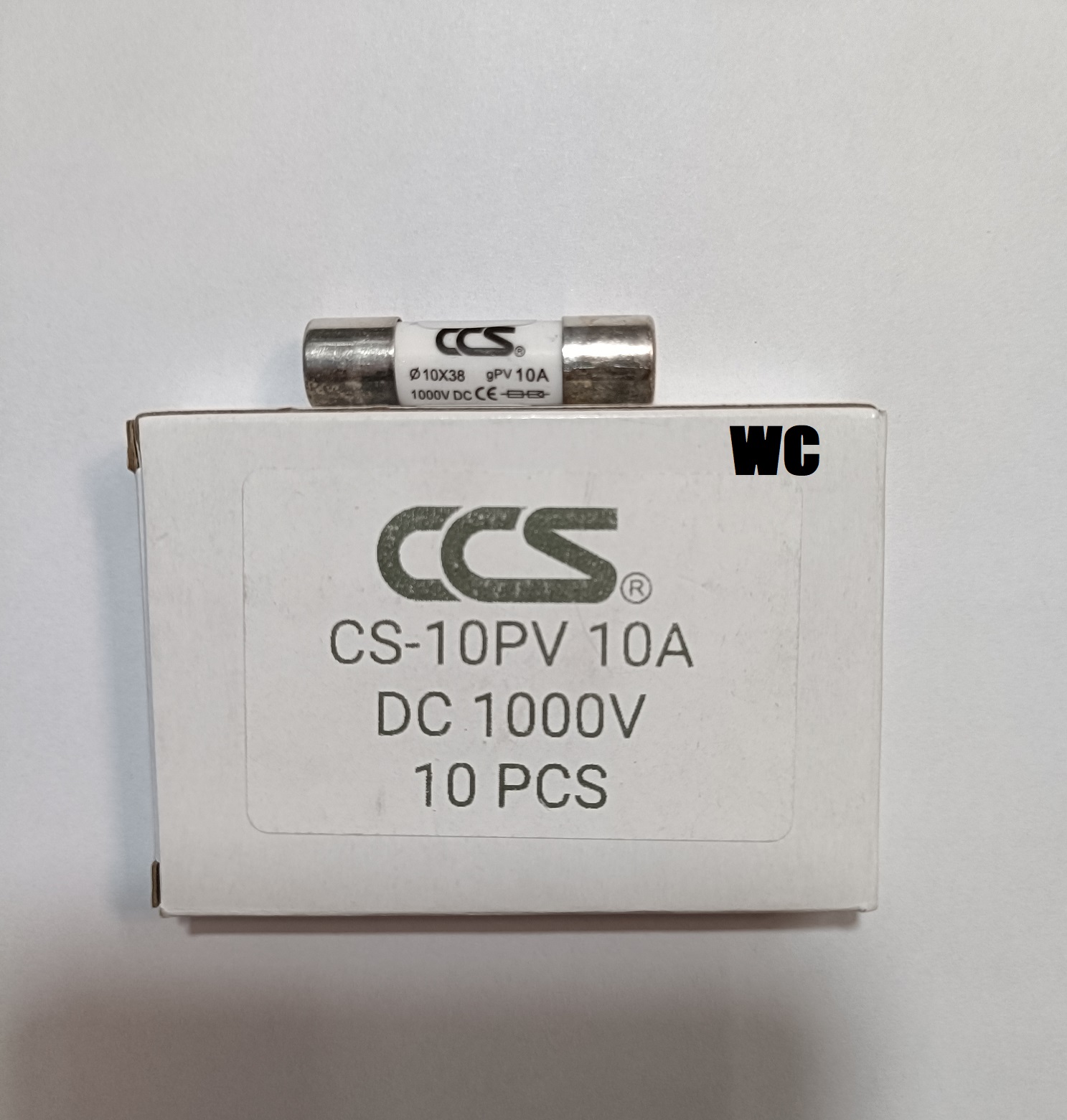 CCS ฐานฟิวส์ DC 1000V RT18-32 พร้อมลูกฟิวส์ 10A - 30A ขนาด 10x38 mm. Fuse Holder ฟิวส์กระบอก ฟิวส์ ตลับฟิวส์ ลูกฟิวส์ โซล่าเซลล์