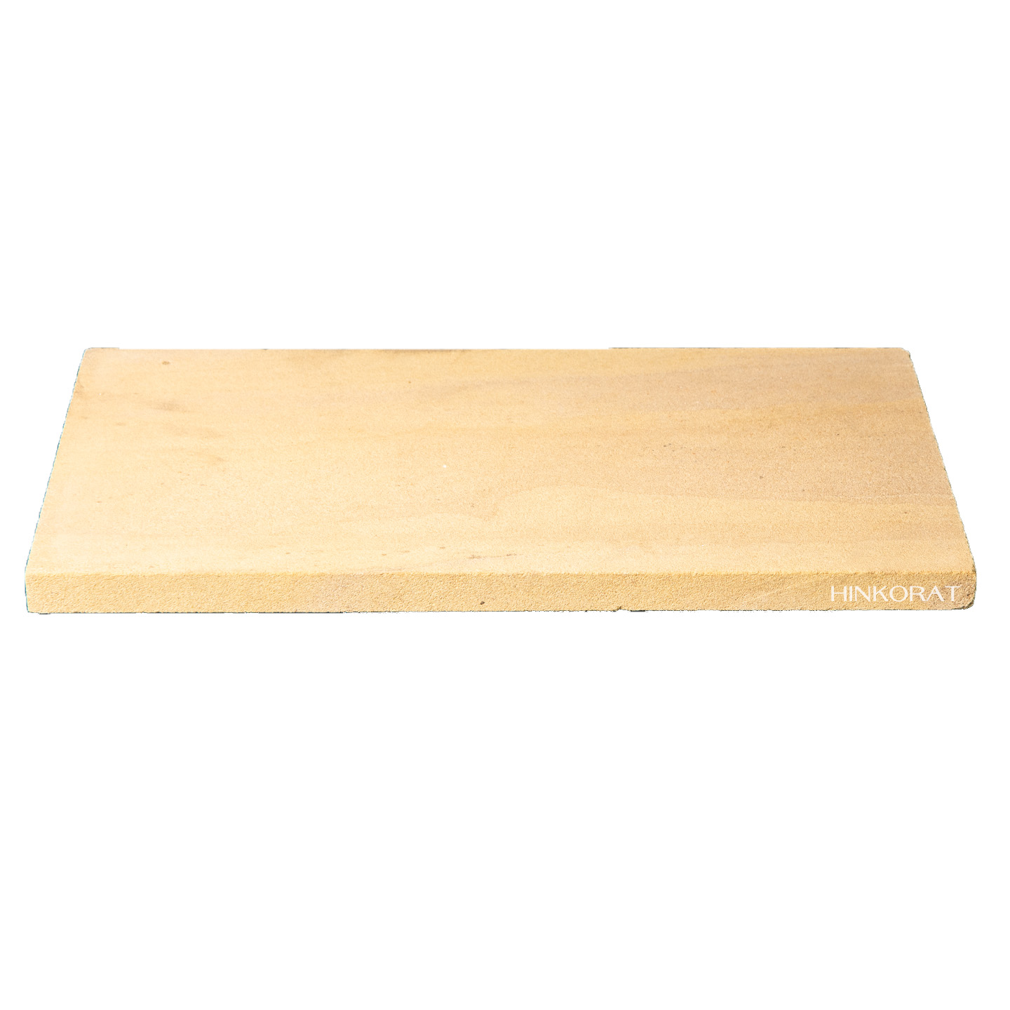หินทรายสีเหลืองหน้าเรียบ ขนาดแผ่น 30x60 เซ็นติเมตร หนา 2 เซ็นติเมตร