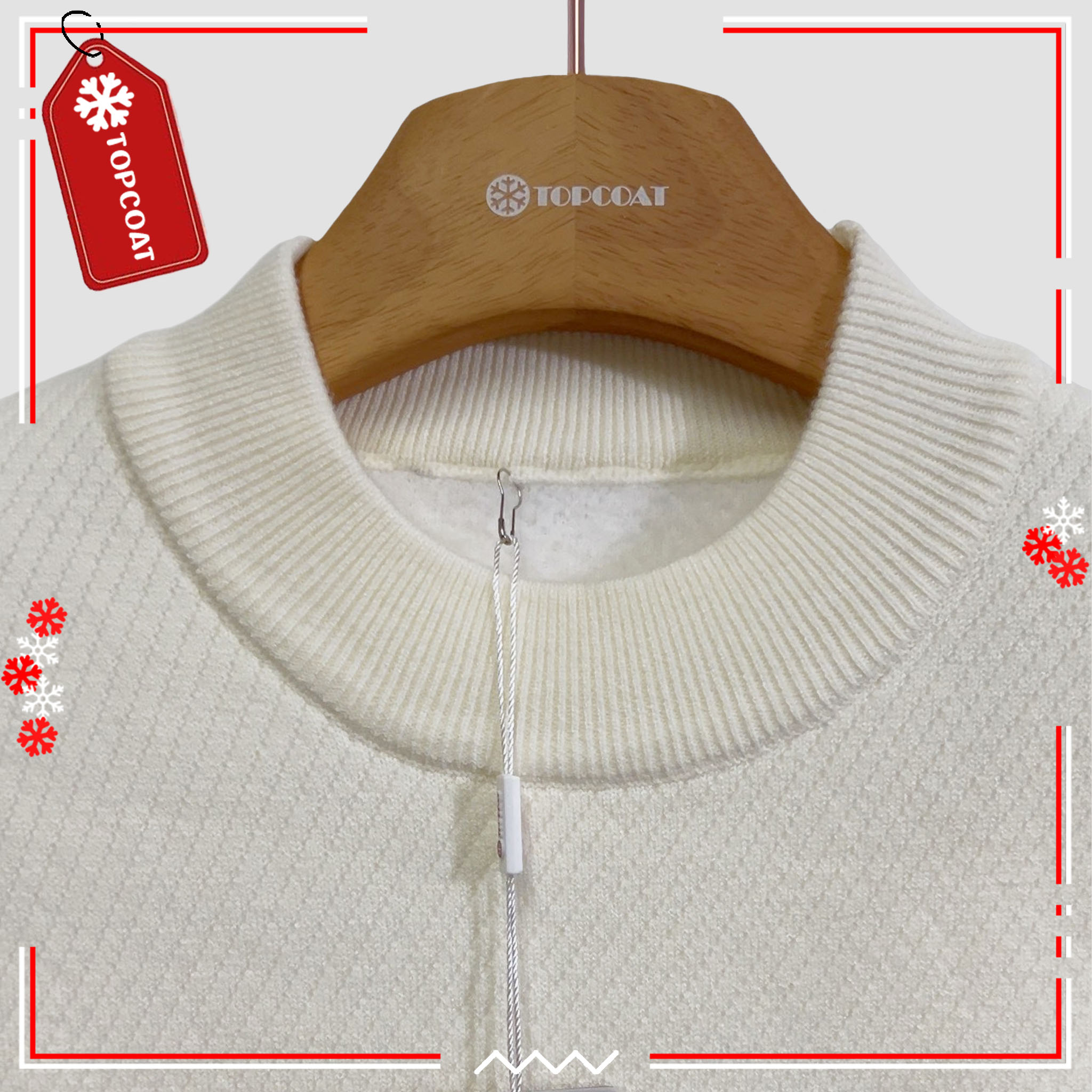 เสื้อกันหนาวบุขนคอปีน จั้มเเขน จั้มเอว ใส่ได้ในอุณหภูมิสูงสุด 0 องศา Unisex